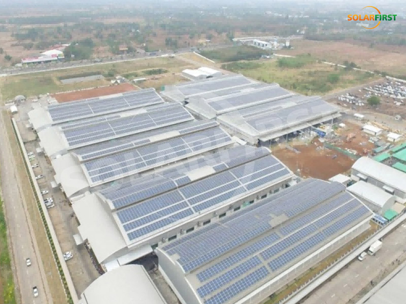 proyecto de planta de energía de techo de 8.8mwp en tailandia
