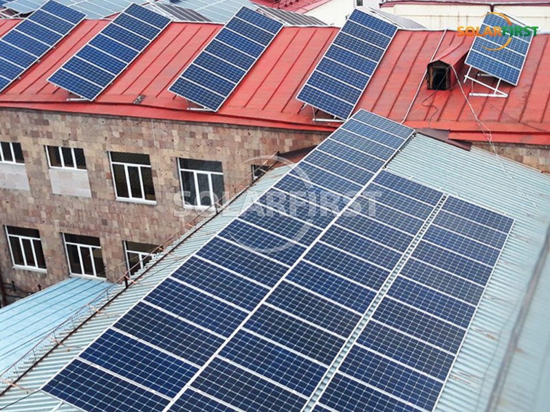 #400KWp Metal Tile Roof Mount in Armenia