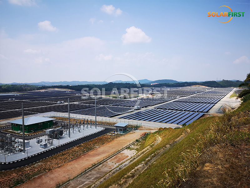 Central eléctrica solar terrestre de 60 MWp en Malasia