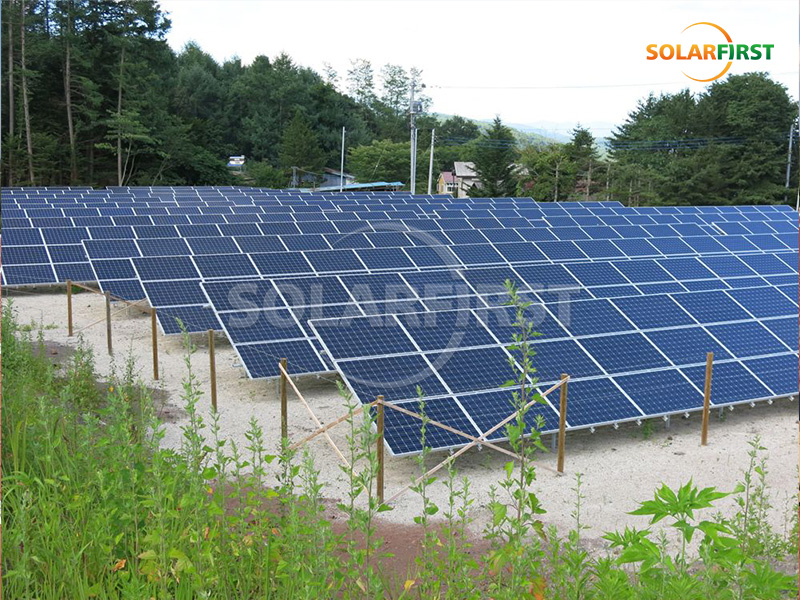 Central eléctrica solar terrestre de 1,32 MWp en Japón