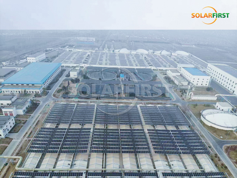 Central eléctrica solar de estructura flexible de 1,9 MWp en China