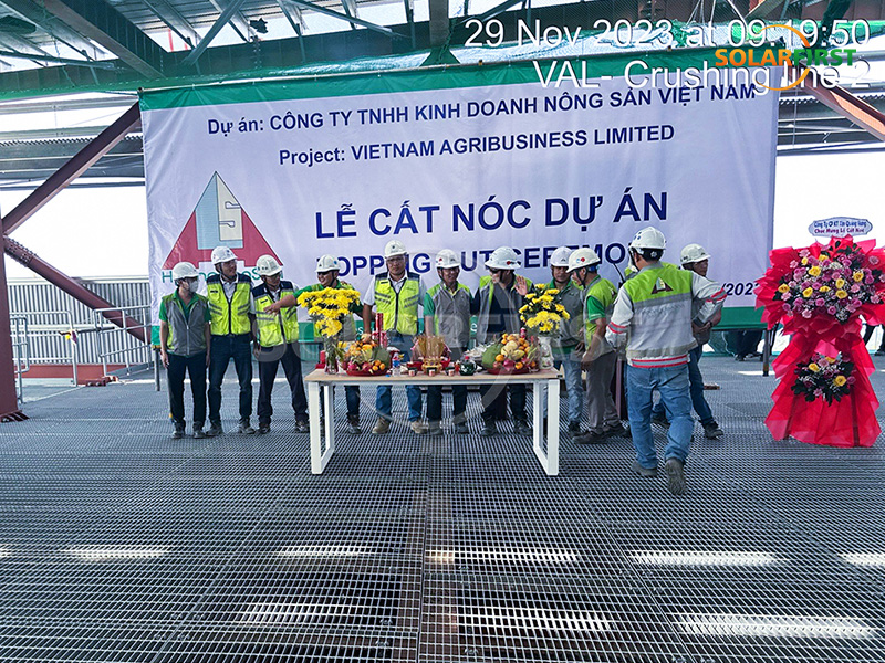 Proyecto de rejas de acero de 15.000 metros cuadrados en Vietnam
