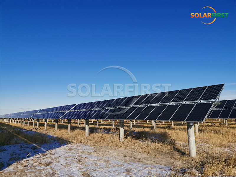 Solución de seguimiento plano de un solo eje de 38,5 MWp en China