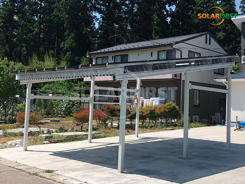 Solución de aparcamiento fotovoltaico integrado en edificios (BIPV) de 640 kWp en Japón