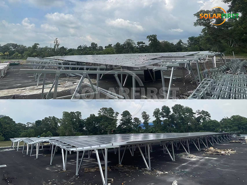 Solución de aparcamiento solar fotovoltaico integrado en edificios (BIPV) de 627 kWp en Malasia