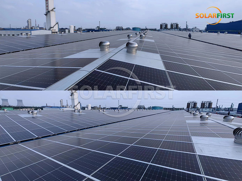 Solución de techo solar fotovoltaico integrado en edificios (BIPV) de 3 MWp en China