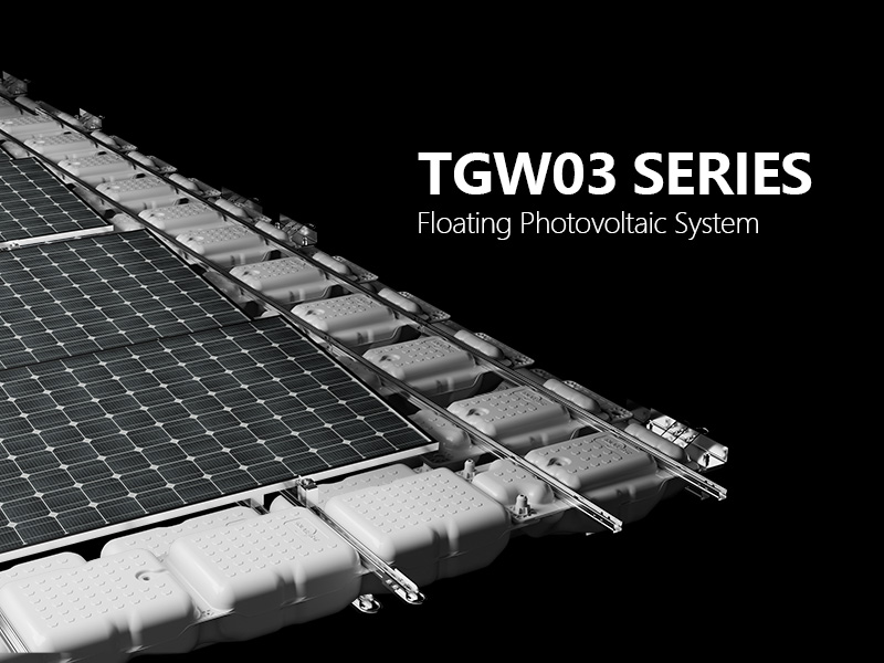 Sistema fotovoltaico flotante serie TGW03
