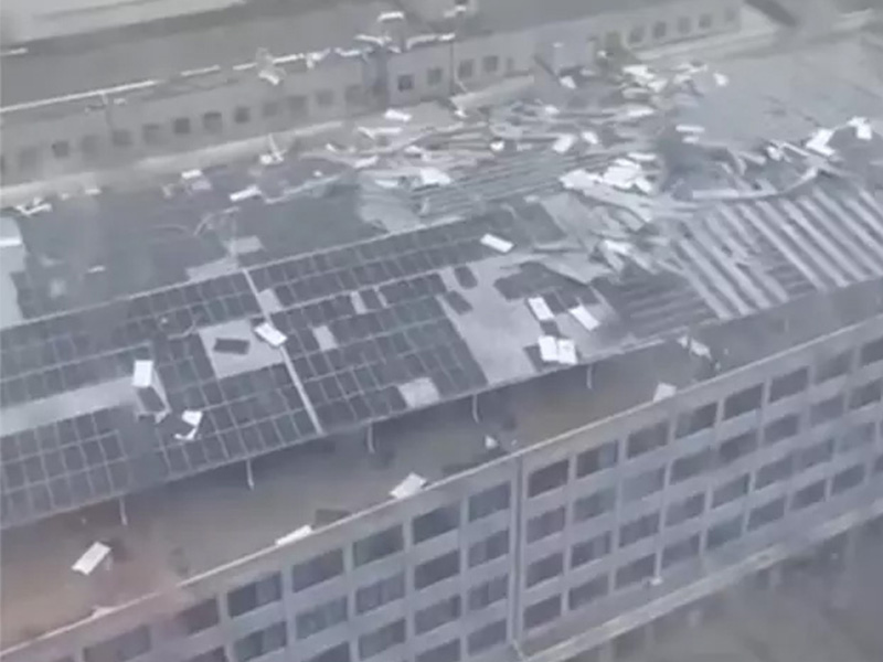 El proyecto de paneles solares en azoteas de Solar First sobrevive al tifón Doksuri sin sufrir daños.