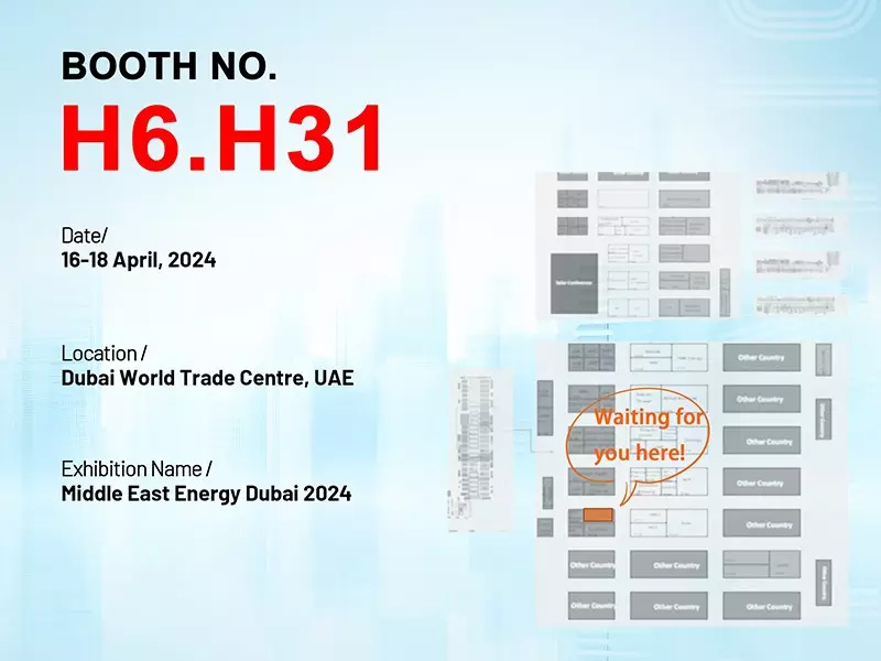 Únase a Solar First en Middle East Energy 2024: explore el futuro de la energía fotovoltaica.