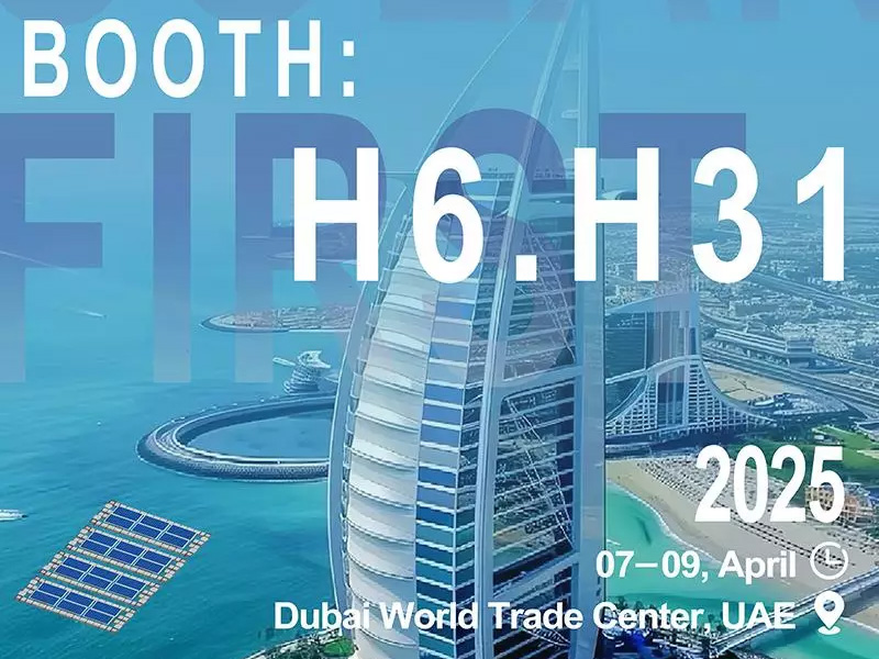 Solar First presentará soluciones de energía verde en Middle East Energy 2025.