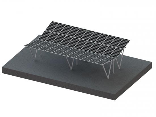 Montaje de carport de aluminio solar Tipo V / W Tipo / W Tipo / N tipo