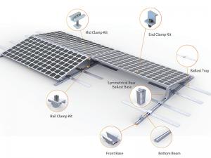 MONTAJE DE TECHO CON BALADAS SIMÉTRICA