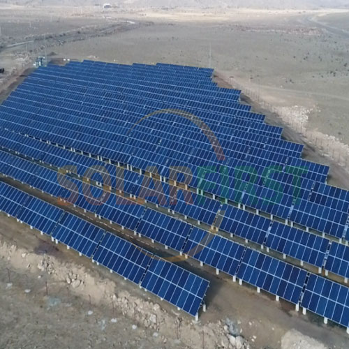 Proyecto de montaje en tierra solar de 1.5mw en armenia 2019