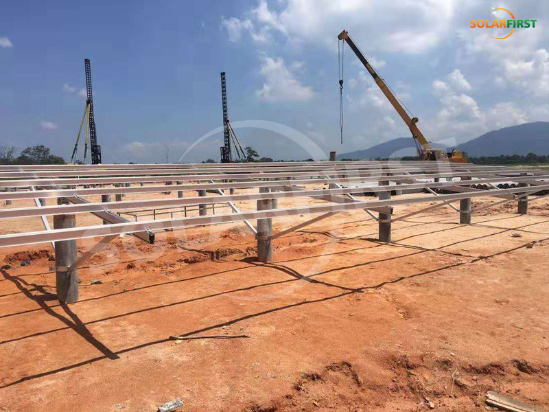 proyecto de soporte de pilotes giratorios de 13MWP en malasia
