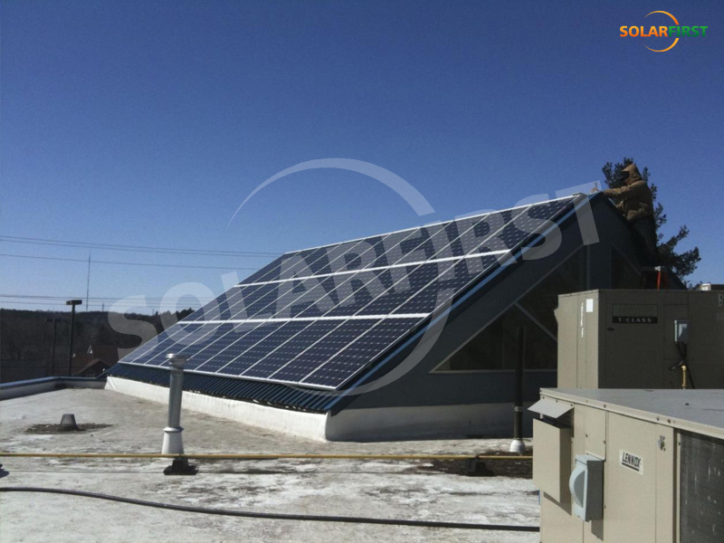 serie de sistema de montaje solar de techo - abrazaderas de metal
