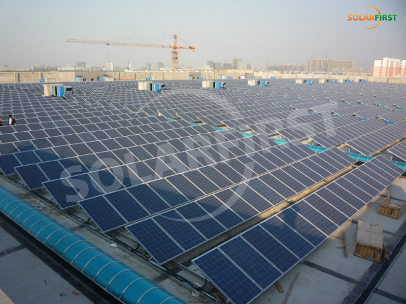 proyecto de techo de soporte fijo de 2.8MW de fujian quanzhou

