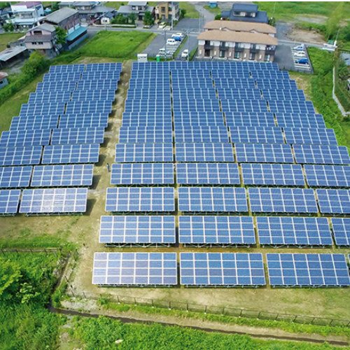 Proyecto solar de suelo de 2.6mw ubicado en japón 2017.