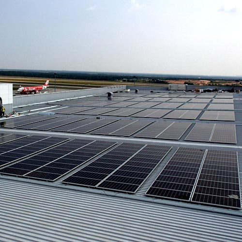Proyecto de techo solar de estaño de 5.8mw en América en 2016
