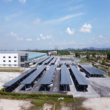 Proyecto de cochera solar de 1.6mw en malasia 2019