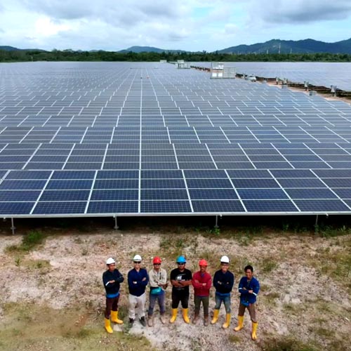 Proyecto de tierra de 23.7mw ubicado en Malasia en 2018