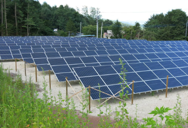 Proyecto de montaje solar en aleación de aluminio 1320kw en la construcción.